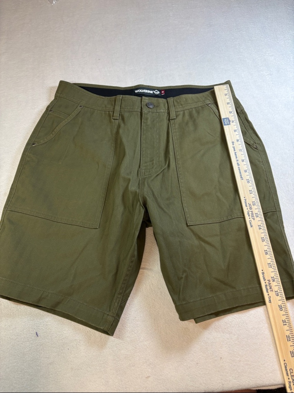 Wolverine Olive Green Cargo Shorts